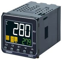 E5CC-QX2DBM-000 - OMRON INDUSTRIAL AUTOMATION - E5CC-QX2DBM-000 - Temperature Controller, Digital, 48x48mm, E5CC Series, Voltage Output, 24Vac/dc