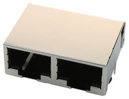 44560-0002 - MOLEX - 44560-0002 - Modular Connector, RJ45 Jack, 1 x 2 (Ganged), 8P8C, Cat5, Cat5e, Through Hole Mount