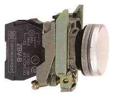XB4BVG1 - SCHNEIDER ELECTRIC - XB4BVG1 - LED Panel Mount Indicator, Pilot Light, White, 120 VAC, 22 mm, 14 mA
