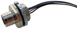 120084-0016 - MOLEX - 120084-0016 - Sensor Cable, BRAD 1/2"-14 NPT, Ultra-Lock Receptacle, Free End, 5 Positions, 300 mm, 11.8 "