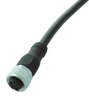2TLA020056R7500 - ABB - JOKAB - 2TLA020056R7500 - Sensor Cable, Black, M12 Receptacle, Free End, 12 Positions, 20 m, 66 ft