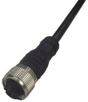 2TLA020056R2000 - ABB - JOKAB - 2TLA020056R2000 - Sensor Cable, Black, M12 Plug, M12 Receptacle, 5 Positions, 1 m, 3.28 ft