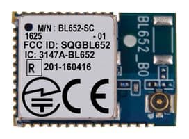 BL652-SC-01 - EZURIO - BL652-SC-01 - Bluetooth® Module BLE v4.2 Module NFC External Antenna, 2.402 to 2.48GHz, -96Dbm