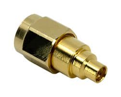 ADAPT/MMCXF/SMAM - SIRETTA - ADAPT/MMCXF/SMAM - RF / Coaxial Adapter, MMCX, Receptacle, SMA, Plug, Straight Adapter