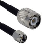 ASMZG2000A058L13 - SIRETTA - ASMZG2000A058L13 - RF / Coaxial Cable Assembly, 66 ft, 20 m, RG58, TNC Plug, SMA Straight Plug, 50 ohm