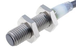 E2A-S08KS02-WP-B1 5M OMC - OMRON INDUSTRIAL AUTOMATION - E2A-S08KS02-WP-B1 5M OMC - Inductive Proximity Sensor, Cylindrical, E2A Series, M8, 2 mm, PNP-NO, 12 V to 24 V, Pre-wired