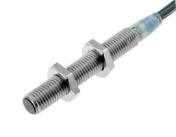 E2A-S08LS02-WP-B1 2M OMC - OMRON INDUSTRIAL AUTOMATION - E2A-S08LS02-WP-B1 2M OMC - Inductive Proximity Sensor, Cylindrical, E2A Series, M8, 2 mm, PNP-NO, 12 V to 24 V, Pre-wired