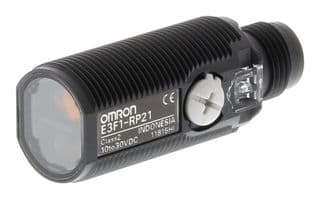 E3F1-RP21 OMI - OMRON INDUSTRIAL AUTOMATION - E3F1-RP21 OMI - Photoelectric Sensor, E3F1 Series, M12, 3 m, Retroreflective, PNP Open Collector, 10 Vdc to 30 Vdc