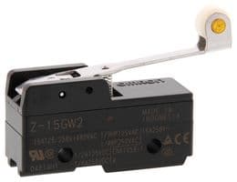 Z-15GW2 OMI - OMRON INDUSTRIAL AUTOMATION - Z-15GW2 OMI - Microswitch, Precision, Standard, Hinge Roller Lever, SPDT, Quick Connect, Solder, 15 A, 14 VDC