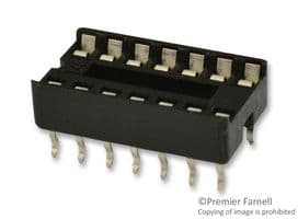 4814-3004CP - 3M - 4814-3004CP - IC & Component Socket, 14 Contacts, DIP Socket, 2.54 mm, 4800, 7.62 mm, Phosphor Bronze
