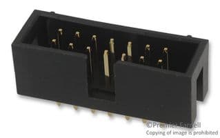 30314-6002HB - 3M - 30314-6002HB - Pin Header, Board-to-Board, 2.54 mm, 2 Rows, 14 Contacts, Through Hole Straight, 303
