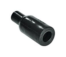 410-09001 1009-1-G-PO-X-BK - HELLERMANNTYTON - 410-09001 1009-1-G-PO-X-BK - Heat Shrink Boot, Straight, 0.47 ", 12 mm, Black, 1.06 ", 27 mm