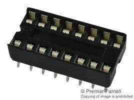 4816-3004-CP - 3M - 4816-3004-CP - IC & Component Socket, 16 Contacts, DIP Socket, 2.54 mm, 4800, 7.62 mm, Phosphor Bronze