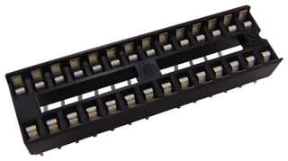 4828-3004-CP - 3M - 4828-3004-CP - IC & Component Socket, 28 Contacts, DIP Socket, 2.54 mm, 4800, 7.62 mm, Phosphor Bronze
