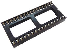 4832-6000-CP - 3M - 4832-6000-CP - IC & Component Socket, 32 Contacts, DIP Socket, 2.54 mm, 4800, 15.24 mm, Phosphor Bronze