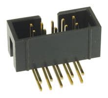 30310-5002HB - 3M - 30310-5002HB - Pin Header, Right Angle, Board-to-Board, 2.54 mm, 2 Rows, 10 Contacts, Through Hole Right Angle