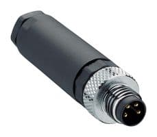 RSMCK 3 - LUMBERG AUTOMATION - RSMCK 3 - Sensor Connector, RSMCK Series, M8, Male, 3 Positions, Solder Pin, Straight Cable Mount