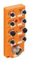 ASBS 8/LED 5-4 - LUMBERG AUTOMATION - ASBS 8/LED 5-4 - Sensor Distribution Box, M23 Connector - 12 Pole, M12 Connector - 5 Pole, 8 Ports, ASBS Series