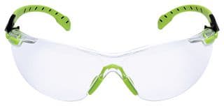 S1201SGAF-EU - 3M - S1201SGAF-EU - Glasses, Protective, Anti Fog, Transparent Lens, Black, Green Frame