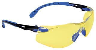 S1103SGAF-EU - 3M - S1103SGAF-EU - Glasses, Protective, Anti Fog, Amber Lens, Black, Blue Frame