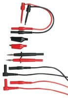 TL809 - EXTECH INSTRUMENTS - TL809 - Test Lead Kit, Electronic, Allligator Clips, Banana Plug Tip, Plunger Mini-Hook & Probe Handles
