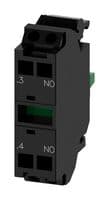 3SU1400-1AA10-3BA0 - SIEMENS - 3SU1400-1AA10-3BA0 - Contact Block, SPST-NO, 10 A, 500 V, 1 Pole, 3SU Series, Spring Clamp