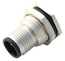 M12D-04PMMS-SF8001 - AMPHENOL LTW - M12D-04PMMS-SF8001 - Sensor Connector, 4 Pole, M12, Plug, M Series, M12, Male, 4 Positions, Solder Pin
