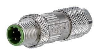 MNF881A115 - METZ CONNECT - MNF881A115 - Sensor Connector, M12, 4Pos, Plug, D-Code, Cat5, M12, Male, 4 Positions, IDC / IDT Pin