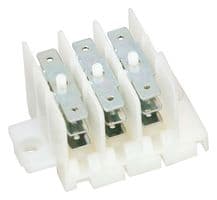 HY508/3 F/F - HYLEC - HY508/3 F/F - Panel Mount Barrier Terminal Block, 3 Row, 6 Ways, 11 mm, 24 A