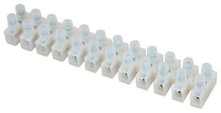 HY433/12 NY - HYLEC - HY433/12 NY - Panel Mount Barrier Terminal Block, 2 Row, 12 Ways, 10 mm, 32 A