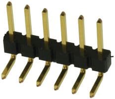 68016-106HLF - AMPHENOL COMMUNICATIONS SOLUTIONS - 68016-106HLF - Pin Header, Board-to-Board, 2.54 mm, 1 Rows, 6 Contacts, Through Hole, FCI BergStik II 68016
