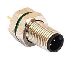 PXMBNI05RPM03APC - BULGIN / PARTNER STOCK - PXMBNI05RPM03APC - Sensor Connector, Waterproof, Buccaneer M5 Series, M5, Male, 3 Positions, PCB Pin