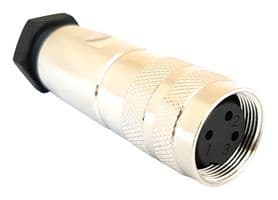 PXMBNI16FBF05ASC - BULGIN / PARTNER STOCK - PXMBNI16FBF05ASC - Sensor Connector, Buccaneer M16 Series, M16, Female, 5 Positions, Solder Socket