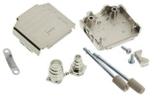 09670150425 - HARTING - 09670150425 - D Sub Backshell, DA, 180°, Metallised Thermoplastic Body