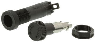 03455LF1H - LITTELFUSE - 03455LF1H - Fuseholder, Cartridge, 1 Fuse, 10 A, 250 VAC, 250 VDC, 5mm x 20mm, Quick Connect