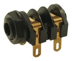 CL11607 - CLIFF ELECTRONIC COMPONENTS - CL11607 - Phone Audio Connector, 6.35mm, Mono, 2 Contacts, Receptacle, 6.35 mm, Panel Mount