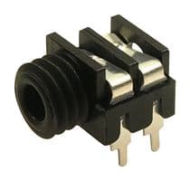 CL13843G - CLIFF ELECTRONIC COMPONENTS - CL13843G - Phone Audio Connector, 3.5mm, Mono, 2 Contacts, Receptacle, 3.5 mm, PCB Mount, Gold Plated Contacts
