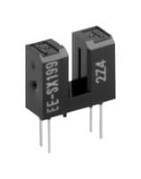 EE-SX199 - OMRON ELECTRONIC COMPONENTS - EE-SX199 - TRANSMISSIVE PHOTOSENSOR, 3MM, THT