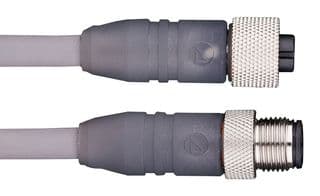 AW0300104 SL401 - ALPHA WIRE - AW0300104 SL401 - Sensor Cable, 90° M12 Receptacle, Free End, 3 Positions, 20 m, 66 ft