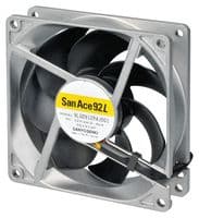 9LG0912P1F001 - SANYO DENKI - 9LG0912P1F001 - DC Axial Fan, 12 V, Square, 92 mm, 38 mm, Ball Bearing, 102.4 CFM