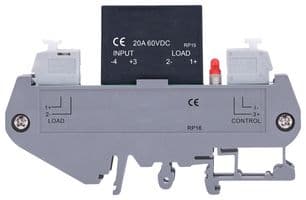 MCDRA-1/KSL60D20-L - MULTICOMP / PARTNER STOCK - MCDRA-1/KSL60D20-L - Solid State Relay, 20 A, 60 VAC, DIN Rail, Screw