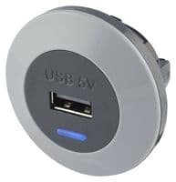 PVPRO-SFF - ALFATRONIX - PVPRO-SFF - USB Charger Receptacle, 5VDC, PVPro, 2.1 A, 1 Port, USB Type A