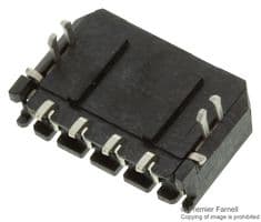 43650-0409 - MOLEX - 43650-0409 - Pin Header, Wire-to-Board, 3 mm, 1 Rows, 4 Contacts, Surface Mount Right Angle