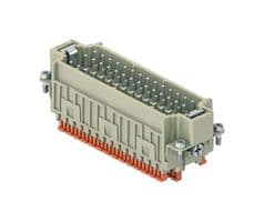 CDSHM42 - ILME - CDSHM42 - Heavy Duty Connector, CDSH Series, CDSH Class, Insert, 42 Contacts, Plug, Push Lock Pin