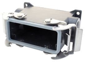 C7IE10 - ILME - C7IE10 - Heavy Duty Connector, Base, Bulkhead Mount, Metal Body, 2 Lever, ILME Connector Inserts, E-Xtreme