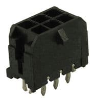 43045-0625 - MOLEX - 43045-0625 - Pin Header, Wire-to-Board, 3 mm, 2 Rows, 6 Contacts, Through Hole Straight
