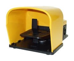 SFSYE0311 - IMO PRECISION CONTROLS - SFSYE0311 - Foot Operated Switch, Shrouded, IP65, SFS Series, SPST-NO, SPST-NC, 6 A, 250 V, 126 mm