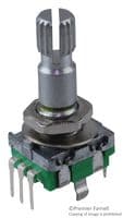 EN11-HSM1AQ20 - TT ELECTRONICS / BI TECHNOLOGIES - EN11-HSM1AQ20 - Rotary Encoder, Mechanical, Incremental, 20 PPR, 20 Detents, Horizontal, With Push Switch