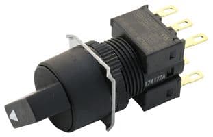 A165S-T2M-2 - OMRON - A165S-T2M-2 - Rotary Switch, 2 Position, 2 Pole, 90 °, 5 A, 125 V, A165S Series