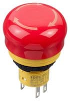 AB6E-3BV02PTRM - IDEC - AB6E-3BV02PTRM - Emergency Stop Switch, DPST-NC, Pushlock Turn Reset/Push-Pull, Quick Connect, 5 A, 250 V, 250 V
